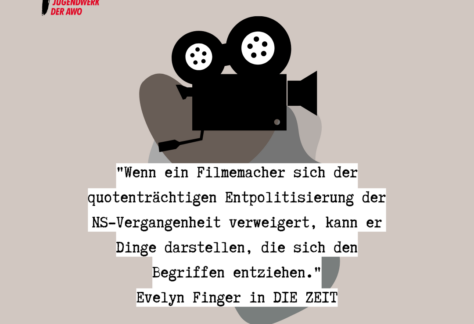 "Wenn ein Filmemacher sich der quotenträchtigen Entpolitisierung der NS-Vergangenheit verweigert, kann er Dinge darstellen, die sich den Begriffen entziehen."